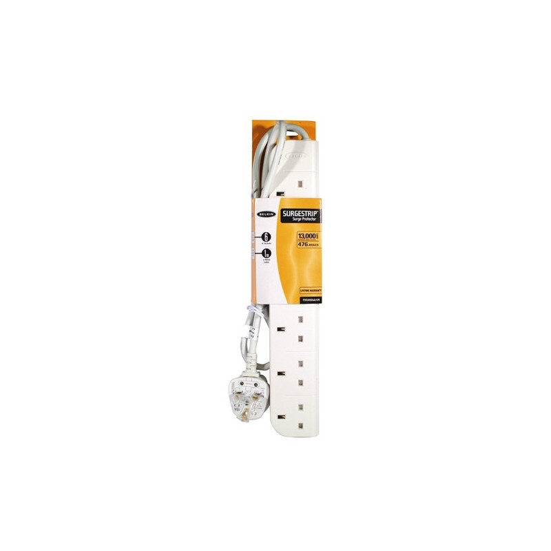 Belkin  E-Series 6 Socket 1-Metre SurgeStrip