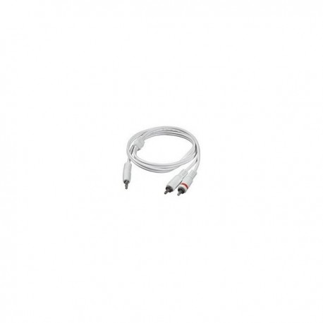 CablesToGo 1m 3.5mm Male to 2 RCA-Type Male Audio Y-Cable - iPod