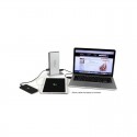 Universal USB 3.0 Laptop Docking Station w/ Dual DVI Video - HDMI & VGA Adapters, 2x USB Fast-Charge Ports, USB 3.0, GbE