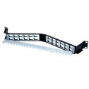 24 Way Unloaded Angled Keystone Patch Panel