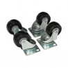 StarTech.com Caster Kit for Open Frame Rack