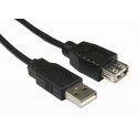 USB 2.0 A Male - A Female Extension Cable 