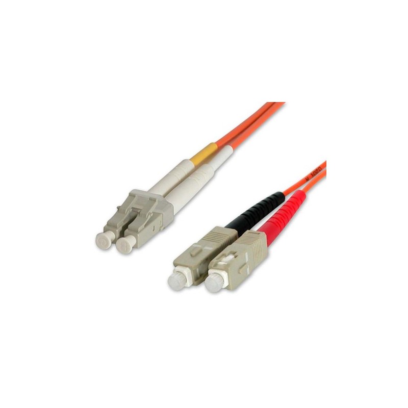 StarTech.com 2m 50/125 Multimode LC-SC Fiber Cable