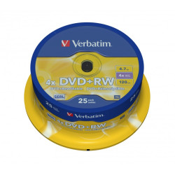 Verbatim DVD+RW Matt Silver