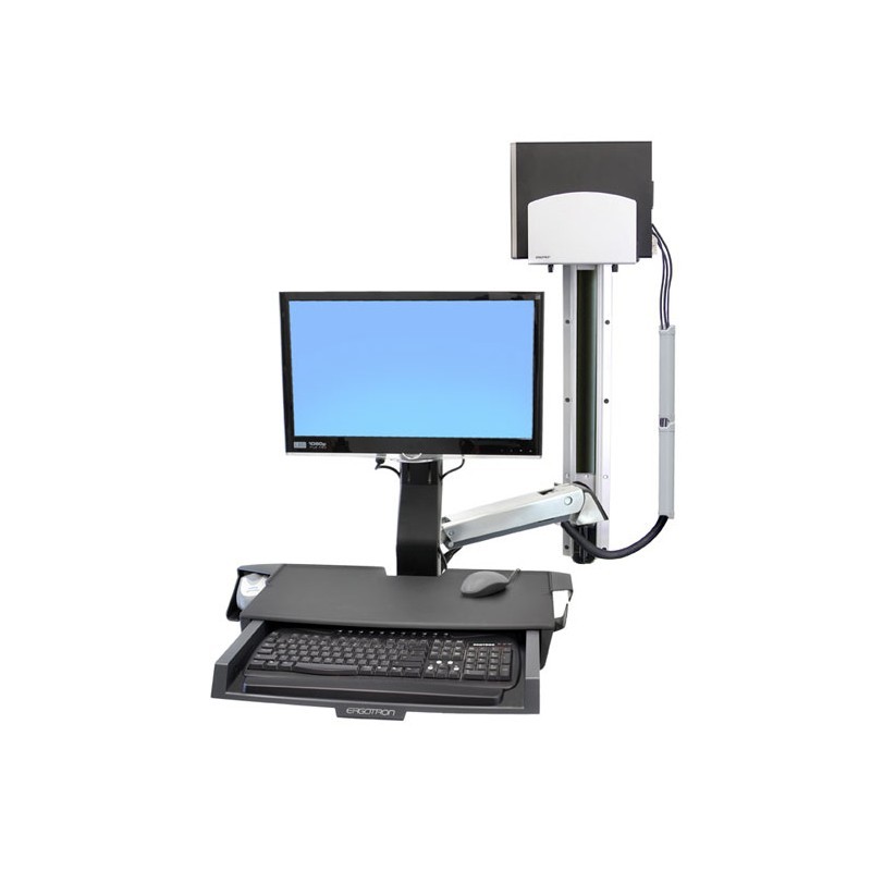 Ergotron StyleView Sit-Stand Combo System with Worksurface