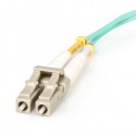 StarTech.com 2m 10Gb Aqua LC/SC Duplex 50/125 Multimode LSZH Fiber Cable