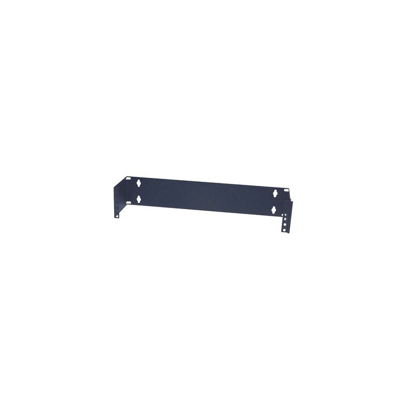 APW Mini-Max 1u Wall Mount Patch Panel Bracket Black 6in