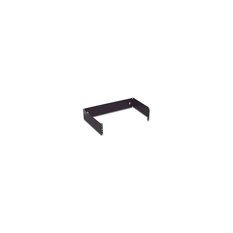 Mini-Max 2u Wall Mount Patch Panel Bracket Black 12"