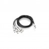 HP StorageWorks 4m External Mini-SAS to 4x1 Mini-SAS Cable