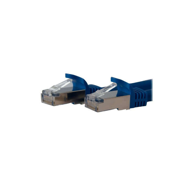 StarTech.com  10 ft Blue Shielded Cat6a Molded STP Patch Cable