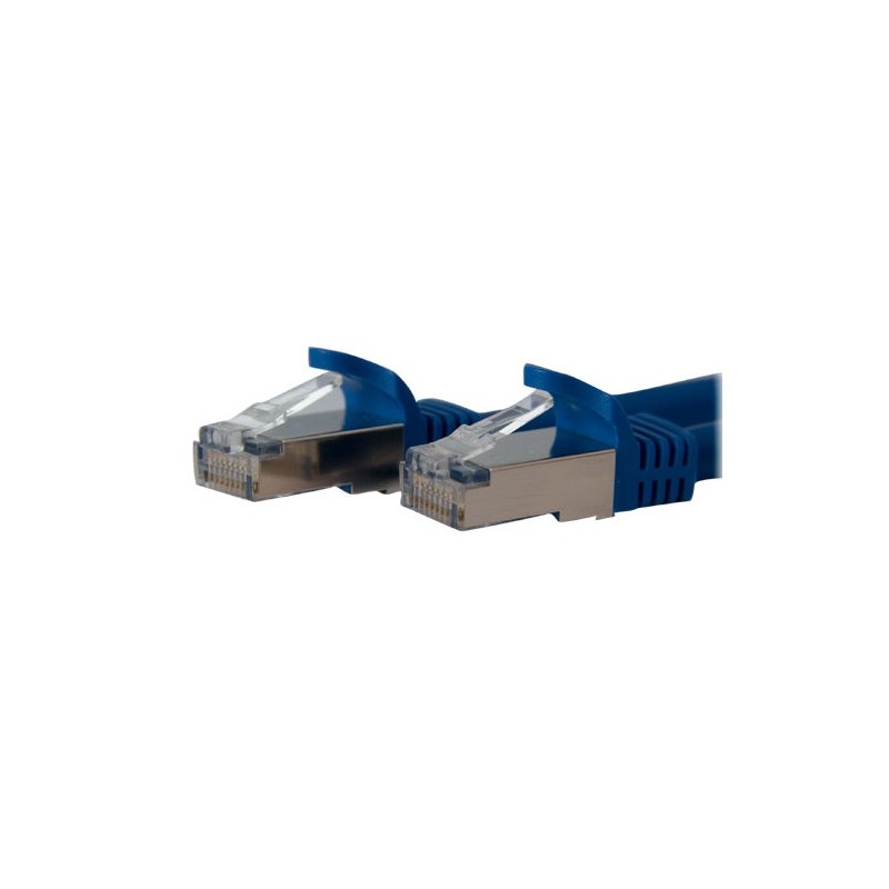 StarTech.com 10 ft Blue Shielded Cat6a Molded STP Patch Cable