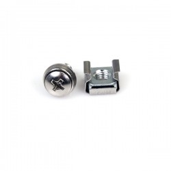StarTech.com  50 Pkg M6 Mounting Screws and Cage Nuts for Server Rack Cabinet