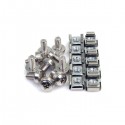 StarTech.com 50 Pkg M6 Mounting Screws and Cage Nuts for Server Rack Cabinet