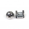 StarTech.com  50 Pkg M6 Mounting Screws and Cage Nuts for Server Rack Cabinet