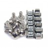 StarTech.com  50 Pkg M6 Mounting Screws and Cage Nuts for Server Rack Cabinet