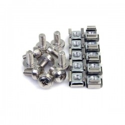 StarTech.com 100Pkg M6 Mounting Screws &amp;amp; Cage Nuts
