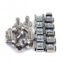 StarTech.com 100 Pkg M6 Mounting Screws and Cage Nuts for Server Rack Cabinet