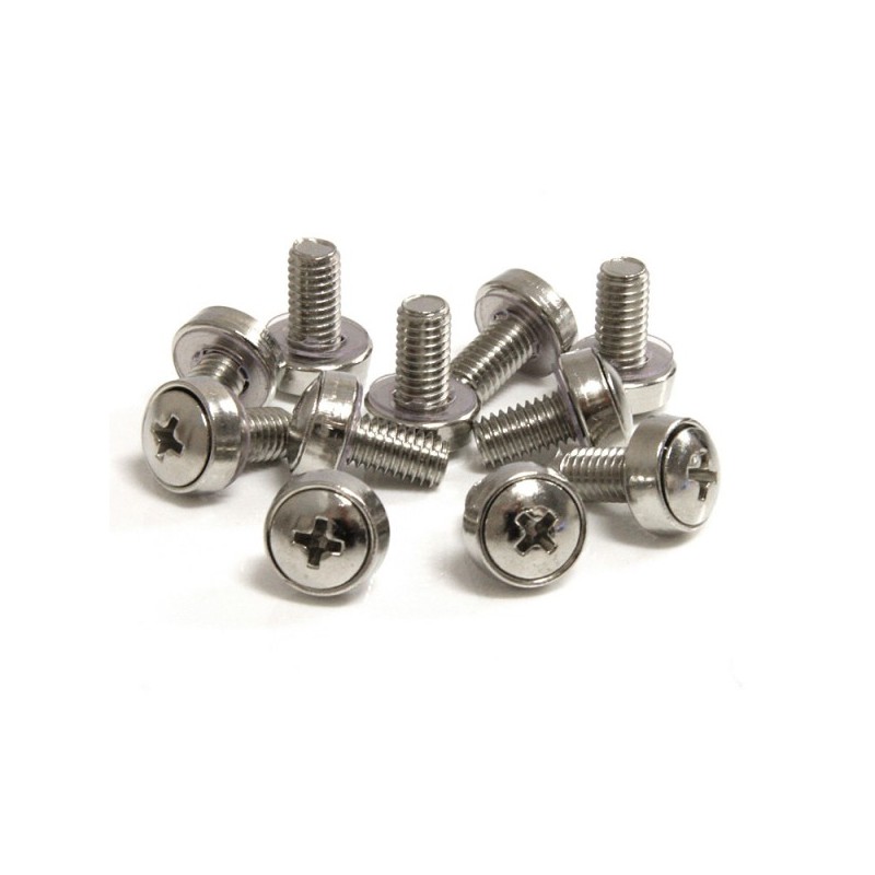 StarTech.com 50 Pkg M6 Mounting Screws for Server Rack Cabinet