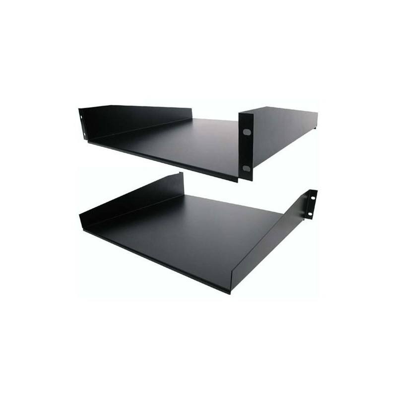 StarTech.com Black Standard Universal Server Rack Cabinet Shelf