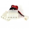 StarTech.com 12in Fan Adapter - TX3 to 2x LP4 Power Y Splitter Cable