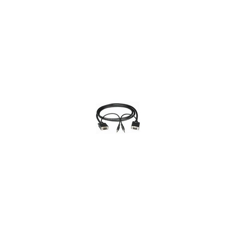 CablesToGo 1m Monitor Cable + 3.5mm Audio