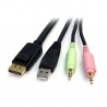 StarTech.com  DP4N1USB6 keyboard video mouse (KVM) cable