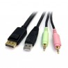 StarTech.com  DP4N1USB6 keyboard video mouse (KVM) cable