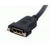 StarTech.com  3ft DisplayPort Panel Mount Cable - F/M