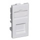 Cat5e UTP RJ45 Modules - Low Profile Euromod Size