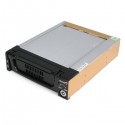 StarTech.com Aluminum Black SATA Hard Drive Drawer - Storage mobile rack - black
