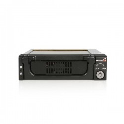 StarTech.com Aluminum Black  SATA Hard Drive Drawer - Storage mobile rack - black