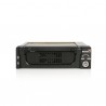 StarTech.com Aluminum Black  SATA Hard Drive Drawer - Storage mobile rack - black