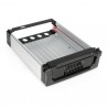 StarTech.com Aluminum Black  SATA Hard Drive Drawer - Storage mobile rack - black