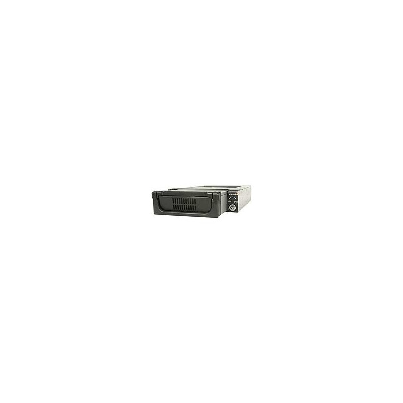 StarTech.com Aluminum Black  SATA Hard Drive Drawer - Storage mobile rack - black