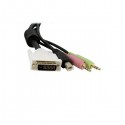 StarTech.com 4-in-1 USB Dual Link DVI-D KVM Switch Cable with Audio and Microphone - Keyboard / video / mouse / au