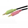 StarTech.com 4-in-1 USB Dual Link DVI-D KVM Switch Cable with Audio and Microphone - Keyboard / video / mouse / au