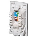 Cat5e UTP RJ45 Modules - Low Profile Euromod Size