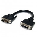 StarTech.com 6in DVI-D Dual Link Digital Port Saver Extension Cable M/F