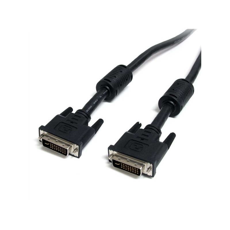 StarTech.com 15 ft DVI-I Dual Link Digital/Analog Flat Panel Cable M-M