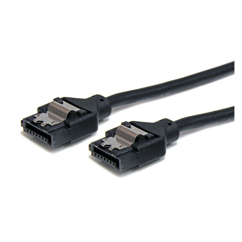 12in Latching Round SATA Cable