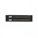 2 Drive 2.5in Trayless Hot Swap SATA Mobile Rack Backplane