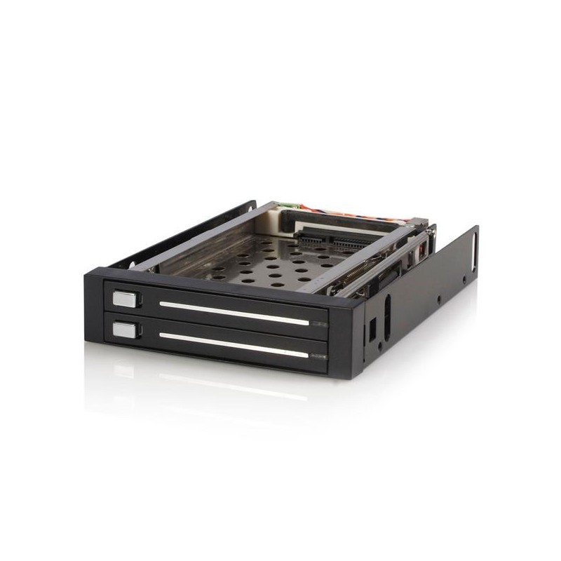 2 Drive 2.5in Trayless Hot Swap SATA Mobile Rack Backplane
