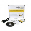 StarTech.com 2 Port Flush Mount ExpressCard USB 3.0 Card Adapter