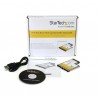 StarTech.com 2 Port Flush Mount ExpressCard USB 3.0 Card Adapter