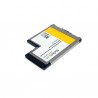 StarTech.com 2 Port Flush Mount ExpressCard USB 3.0 Card Adapter