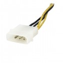 StarTech.com 15 cm 4-Pin naar 8-Pin EPS Voedingsadapter met LP4 - F/M