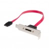 StarTech.com  1ft LP SATA - eSATA Plate Adapter