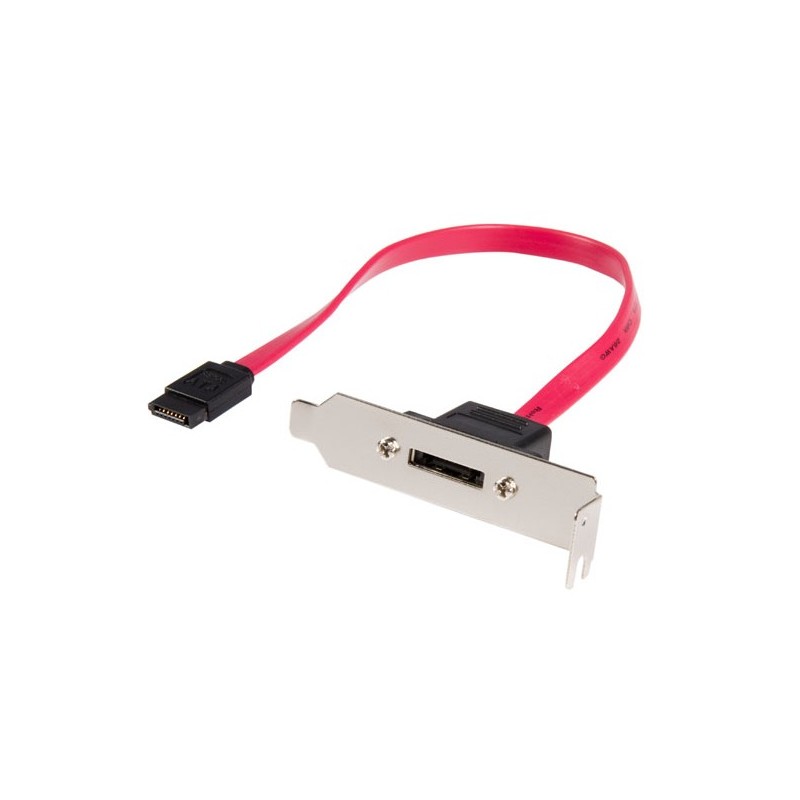 StarTech.com 1ft LP SATA - eSATA Plate Adapter