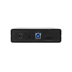 3.5in Black USB 3.0 External SATA III Hard Drive Enclosure with UASP for SATA 6 Gbps  &ndash; Portable External HDD