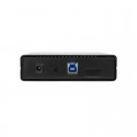 3.5in Black USB 3.0 External SATA III Hard Drive Enclosure with UASP for SATA 6 Gbps &ndash; Portable External HDD